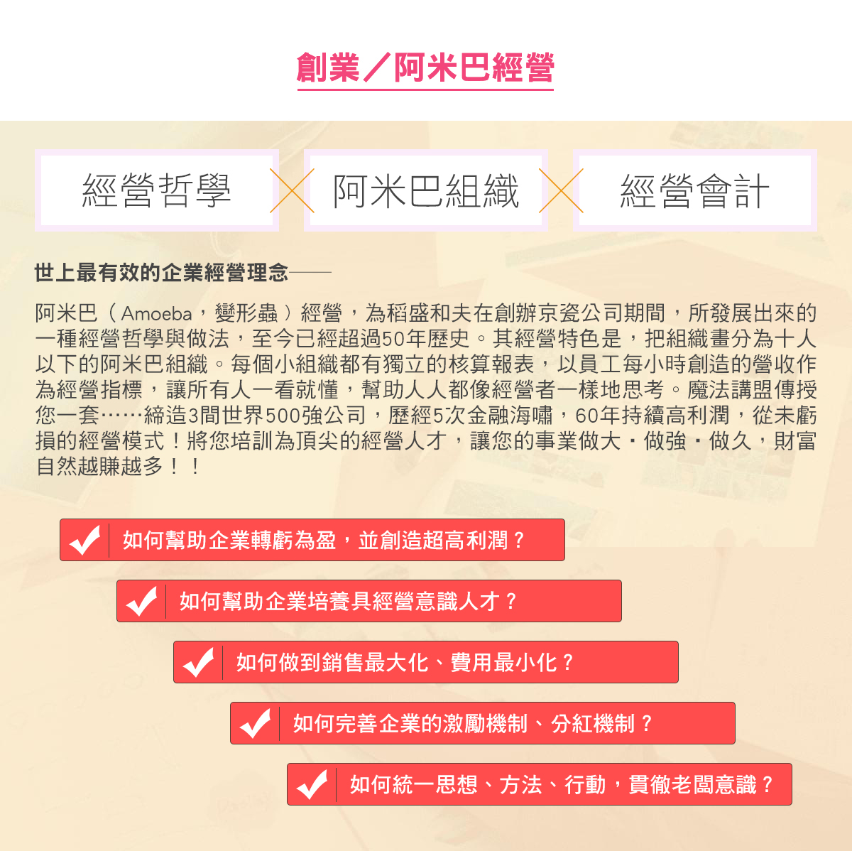 創業/阿米巴經營