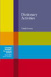 Dictionary Activities