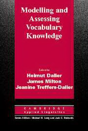 Modelling and Assessing Vocabulary Knowledge
