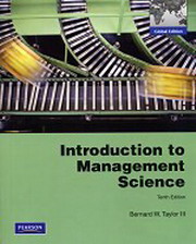 Introduction to Management Science(2010~10)