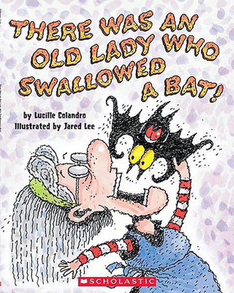 There Was an Old Lady Who Swallowed a Bat (Book + Audio CD) @ѱCC]F@