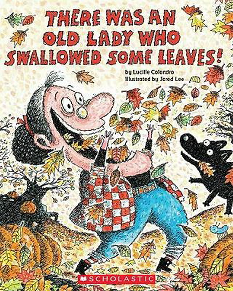 There Was an Old Lady Who Swallowed Some Leaves! (Book + Audio CD) @ѱCC]F@︭l