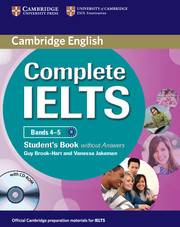Complete IELTS Bands 4-5 Students Book without Answers with CD-ROM(2012~1)