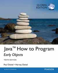 JAVA HOW TO PROGRAM (EARLY OBJECTS) 10/E (GE) 

