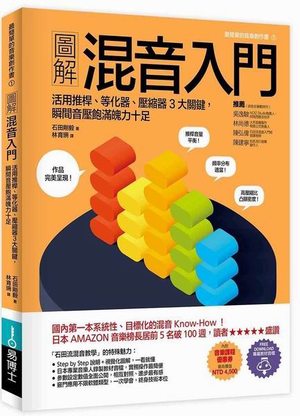 圖解混音入門：活用推桿、等化器、壓縮器3大關鍵，瞬間音壓飽滿魄力十足